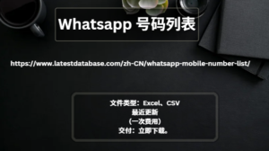 Whatsapp 号码列表