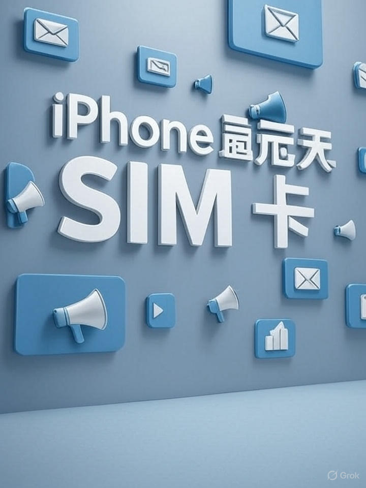 iPhone 显示无 SIM 卡
